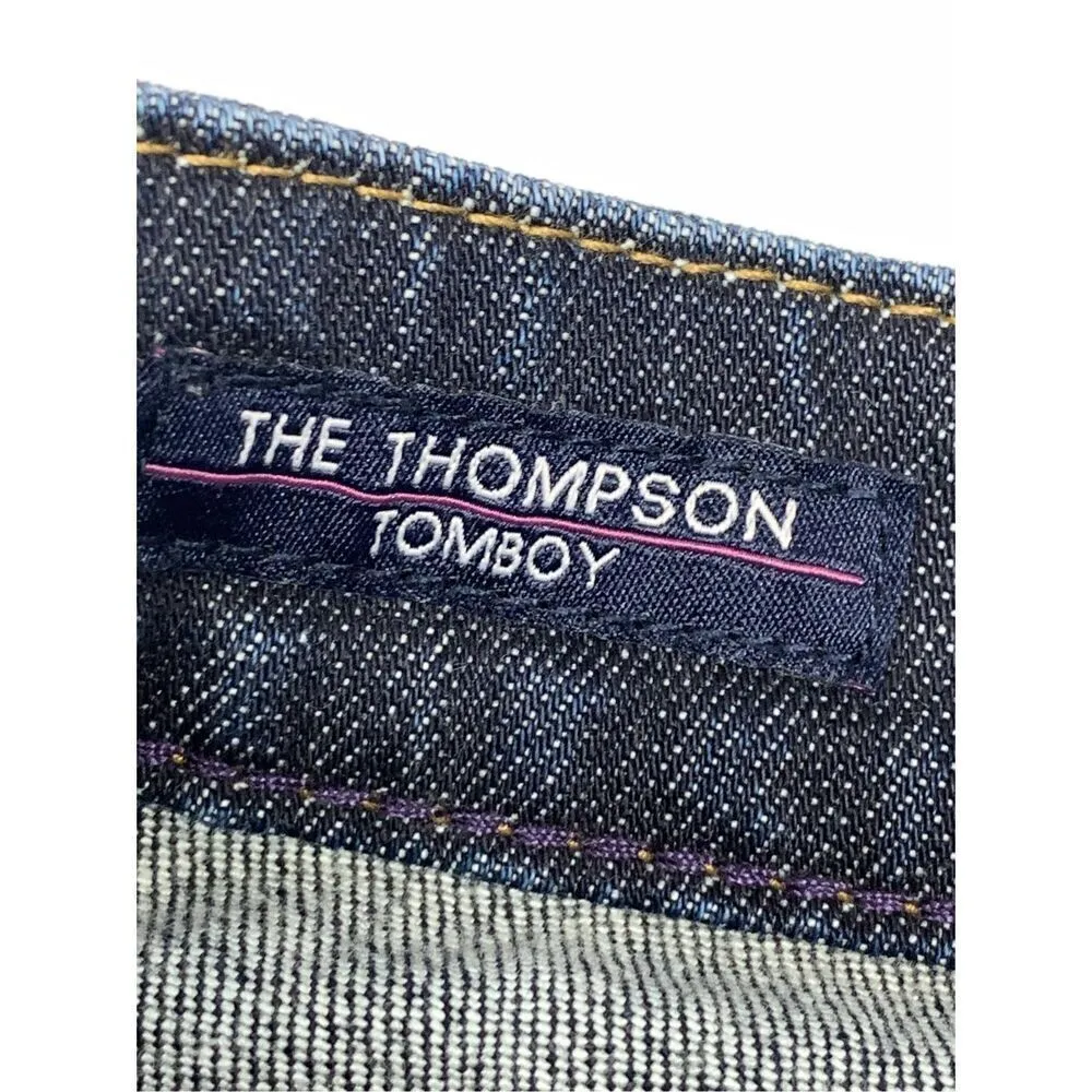 Vigoss Women’s Distressed Ripped The Thompson Tomboy Jeans Blue Size W29 - Image 7