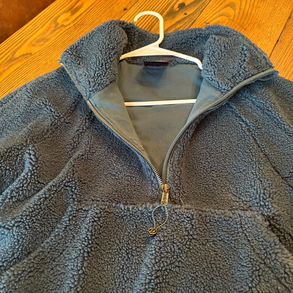 Lululemon Teal Fleece Pullover Top, Size XS/S - Image 7