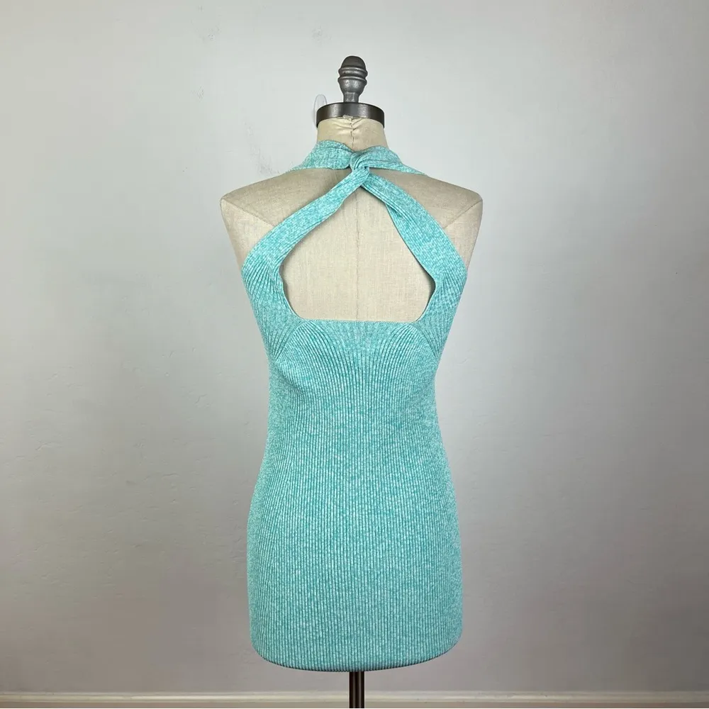 Solid & Striped  The Marissa Mini Dress in Turquoise - Image 6