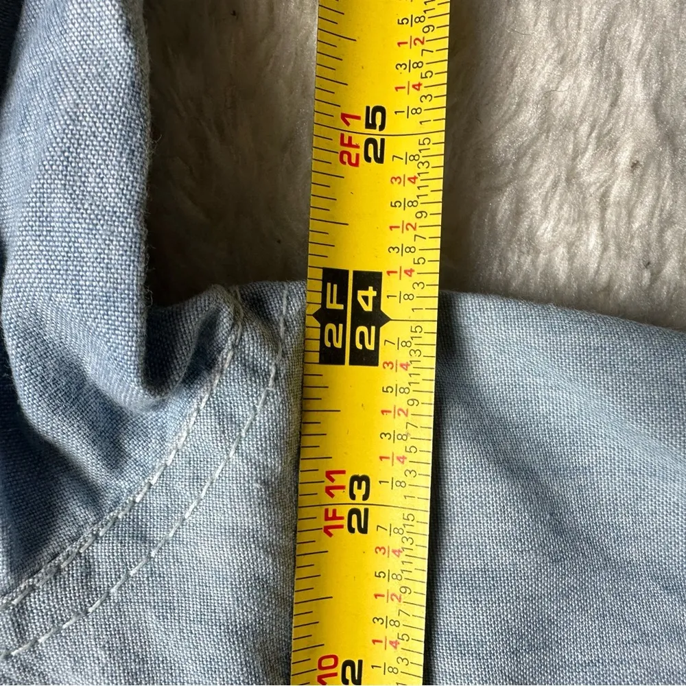 Liz Claiborne vintage Light Blue Denim Button-Up Jacket - Image 5