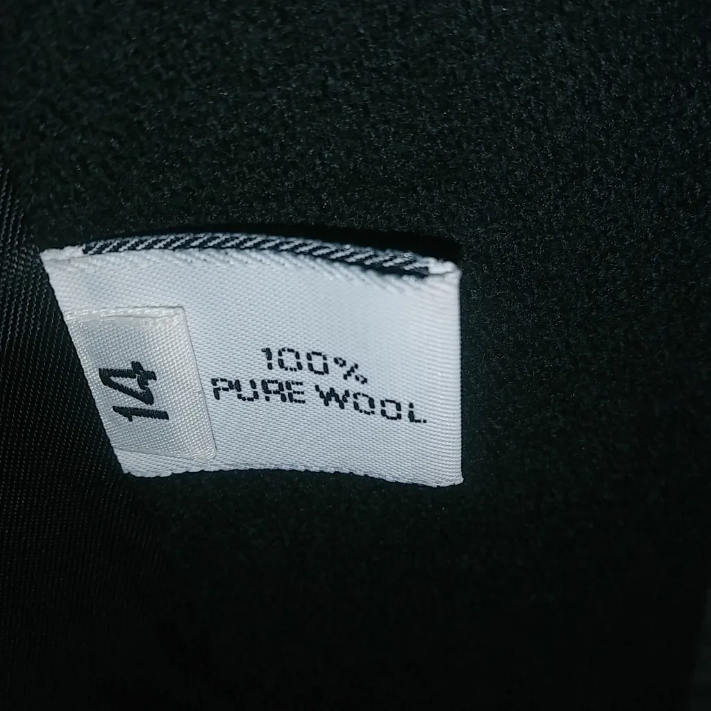 Forecaster 14 Black Leopard Wool Long Coat - Image 5