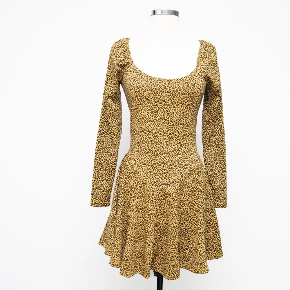 Betsey Johnson Cheetah Print Mini Dress XS - Image 8