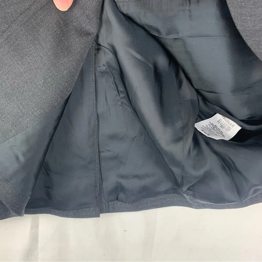 Talula women's 8 medium dark Charcoal Blazer revolve wool blend business - Image 8