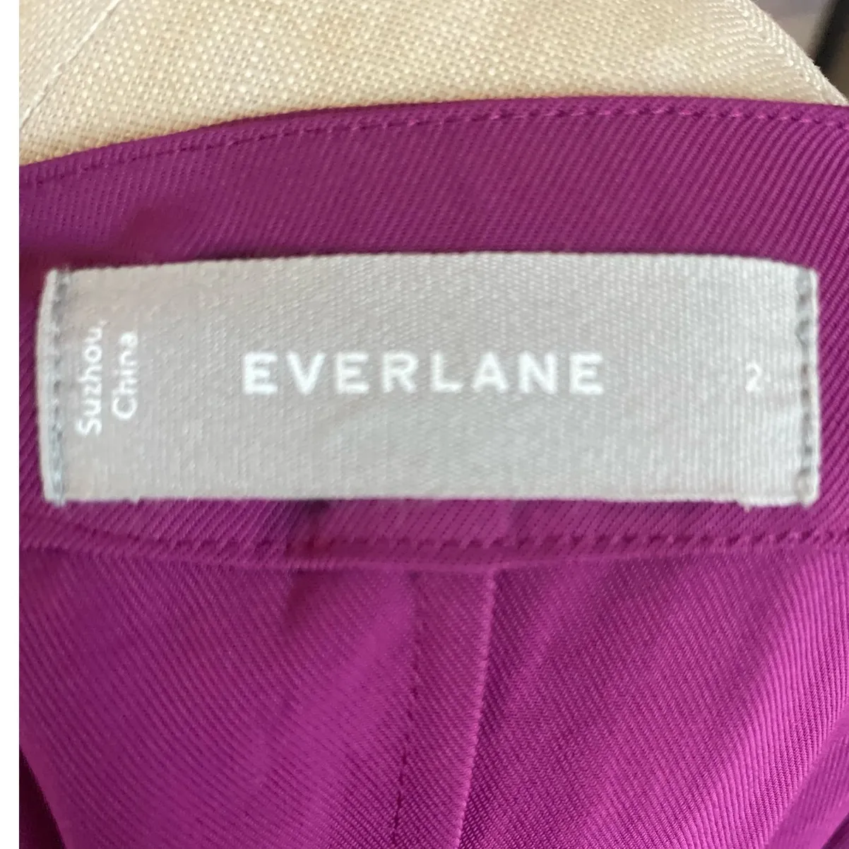 Everlane Japanese GoWeave Sleeveless Wrap in Magenta Purple Midi Dress Size 2 - Image 6