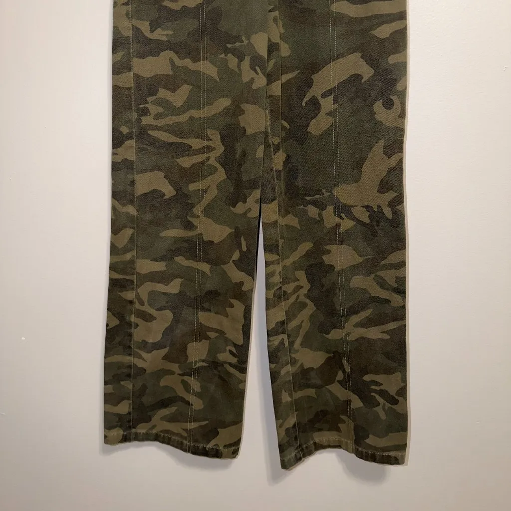 Edikted High Rise Camo Straight Leg Pants Women’s XS Trendy Streetwear - Image 5