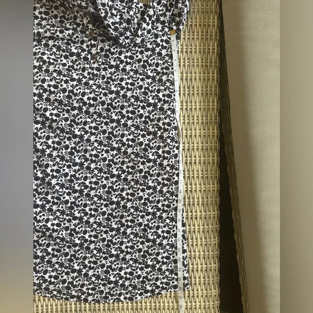 Boden Clara Floral‎ Shirt Dress 6 Workwear Staple Chic Streetwear Preppy Black - Image 13