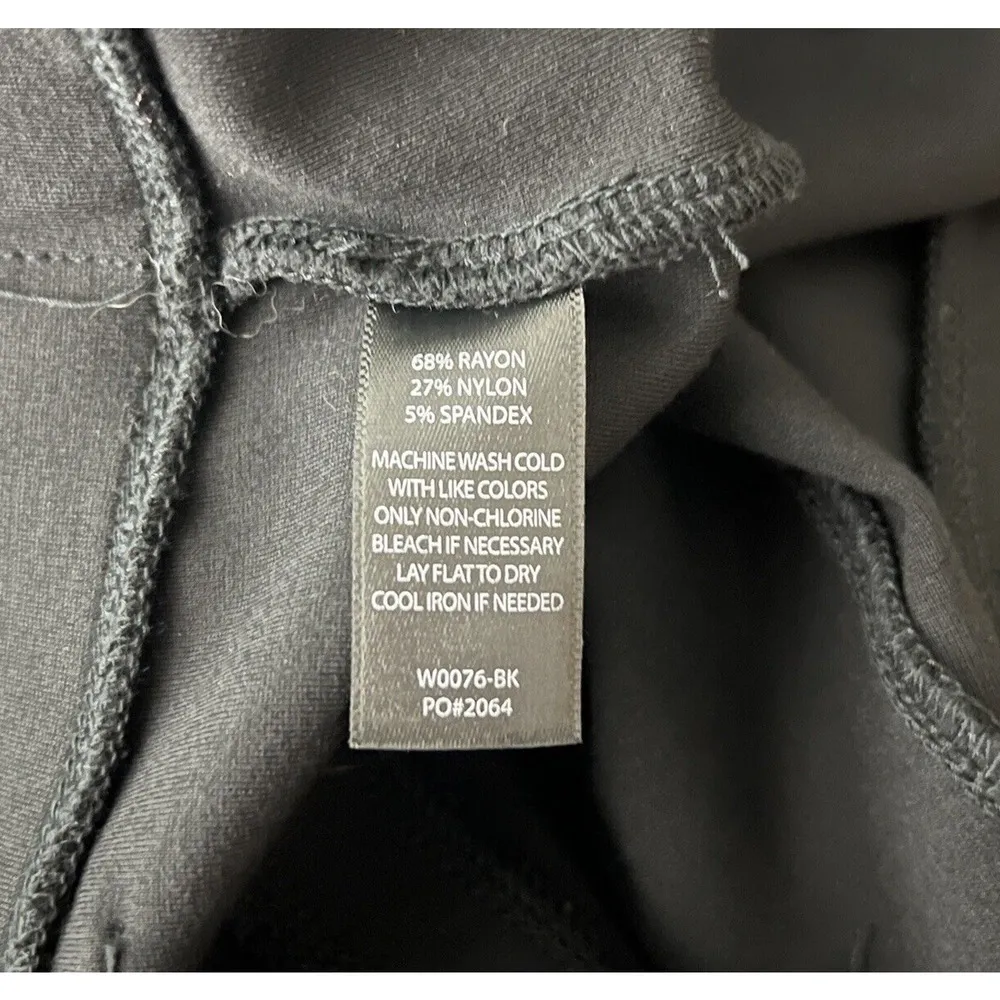 Betabrand Pants Women Small Black Classic Straight Leg Ponte Knit Work Yoga Pant - Image 6