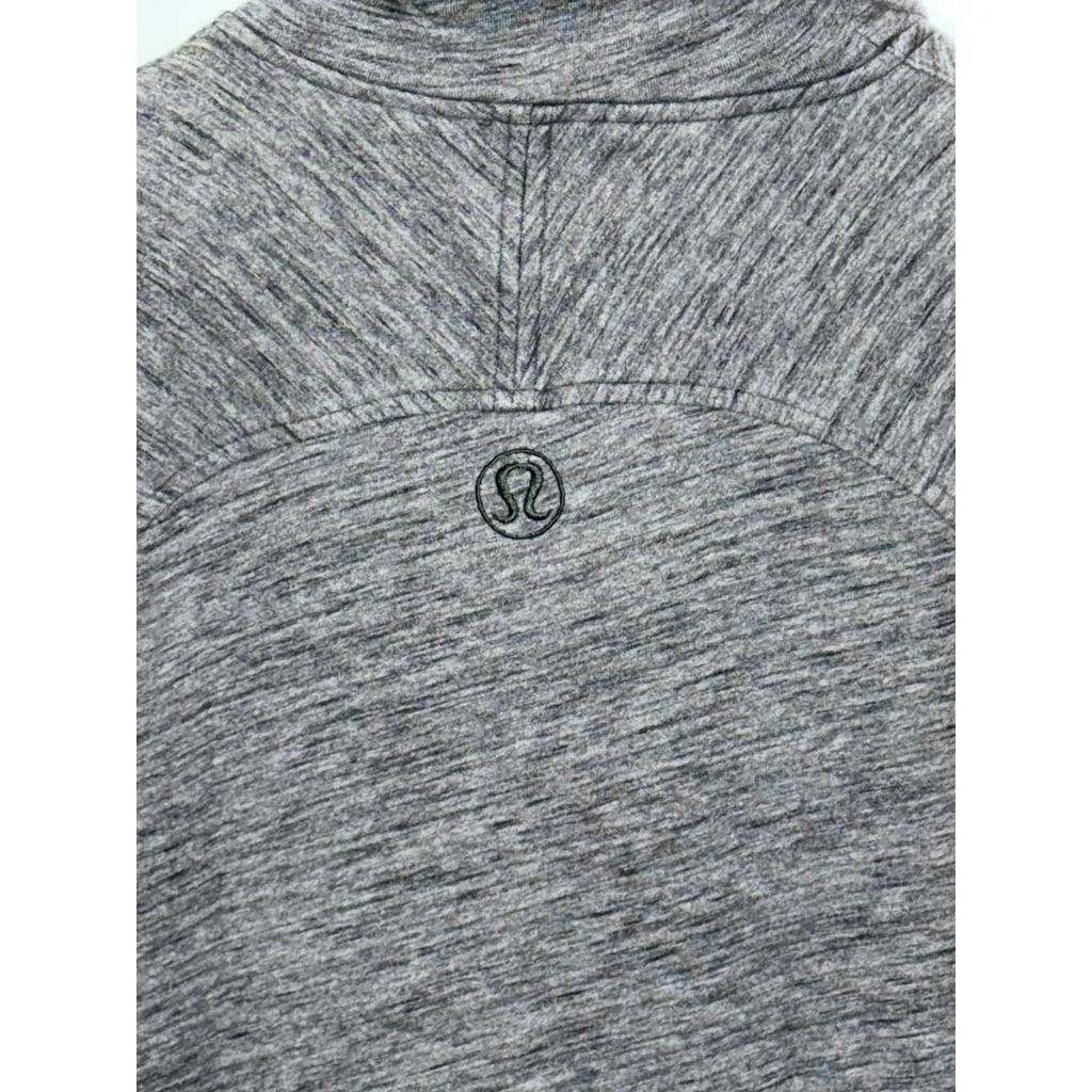 Lululemon To You Tunic Heathered Core Dark Grey Gray Cowl Neck Sweater Size 4 - Image 10