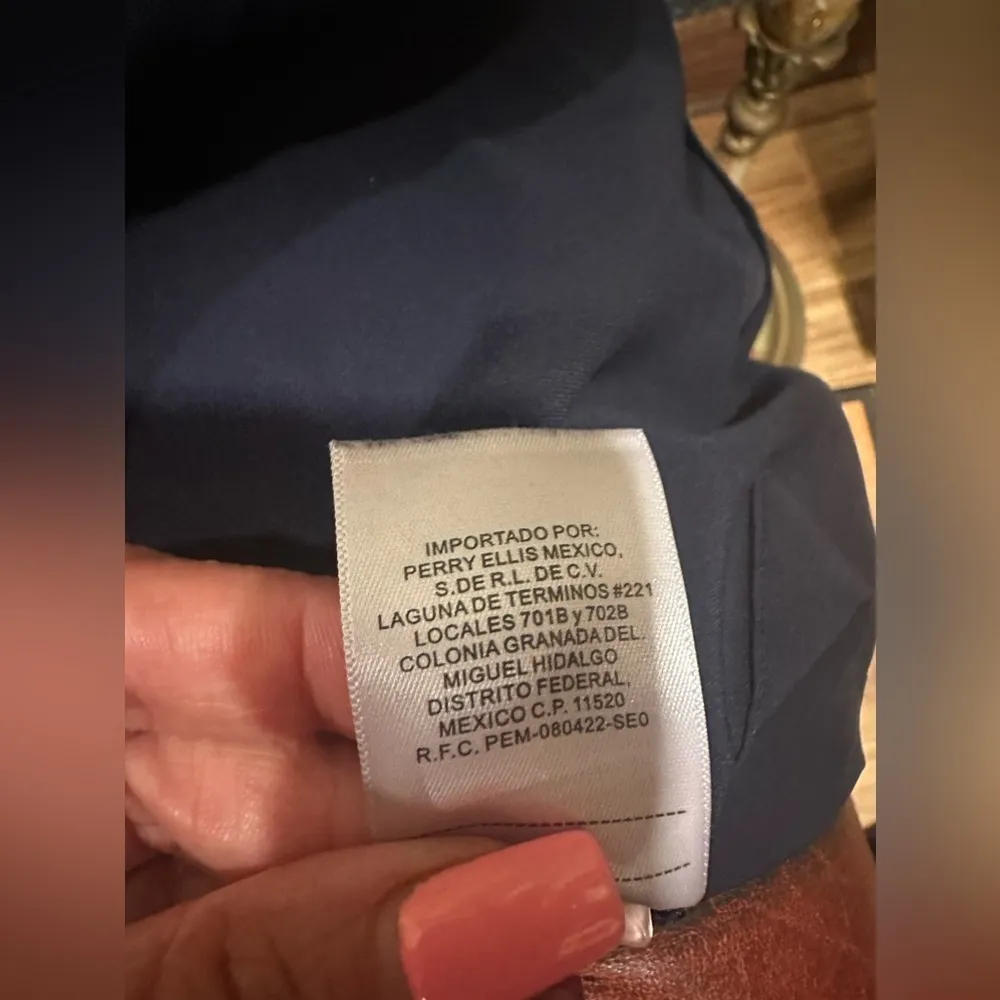 EUC Laundry by Shelli Segal blue Motocycle style  jacket with ZIPUP - Image 7