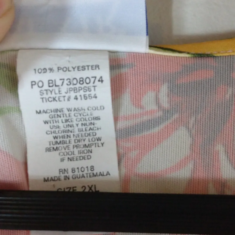 Blair 2X Orange Yellow White Tunic Top Plus - Image 3