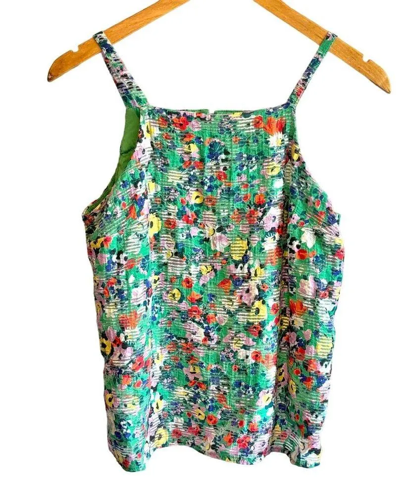 Anthro Maeve Quinn Floral Textured Cami Top - size 2 - Image 3