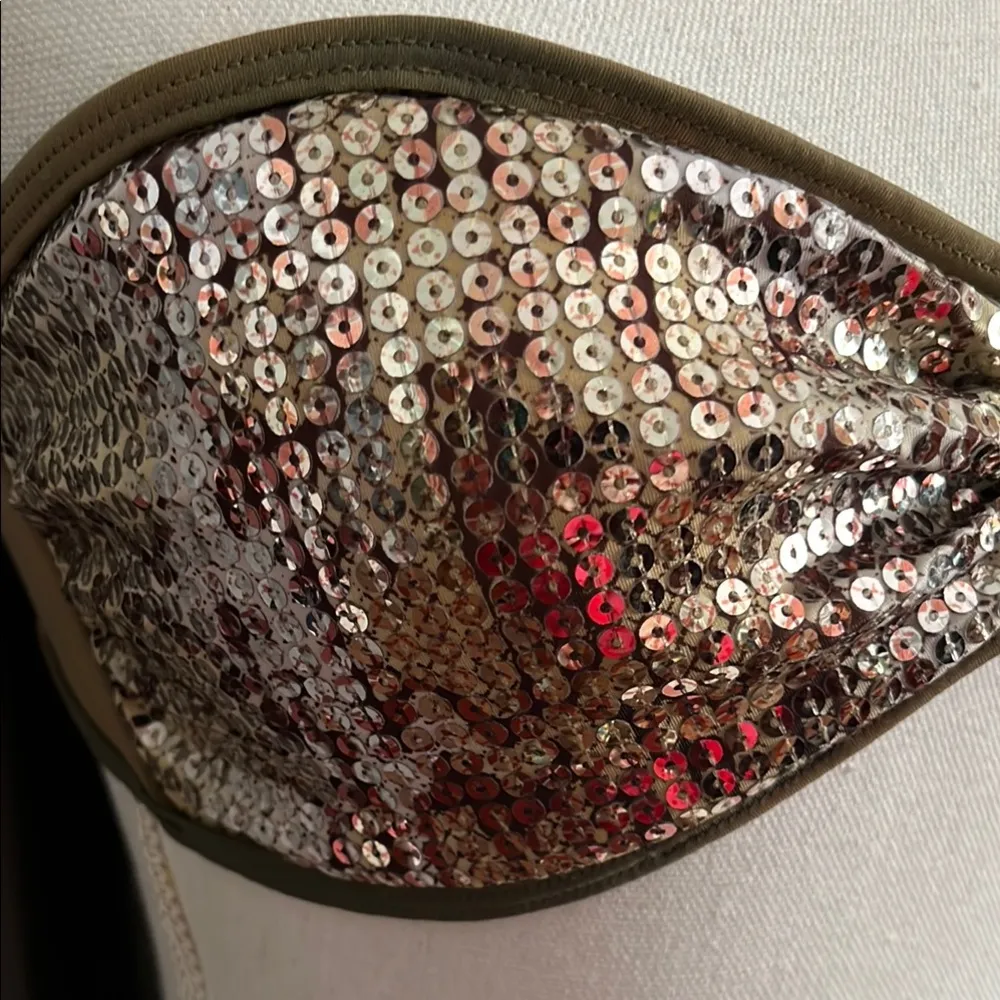 Sequin Bandeau Swim Top - Image 3