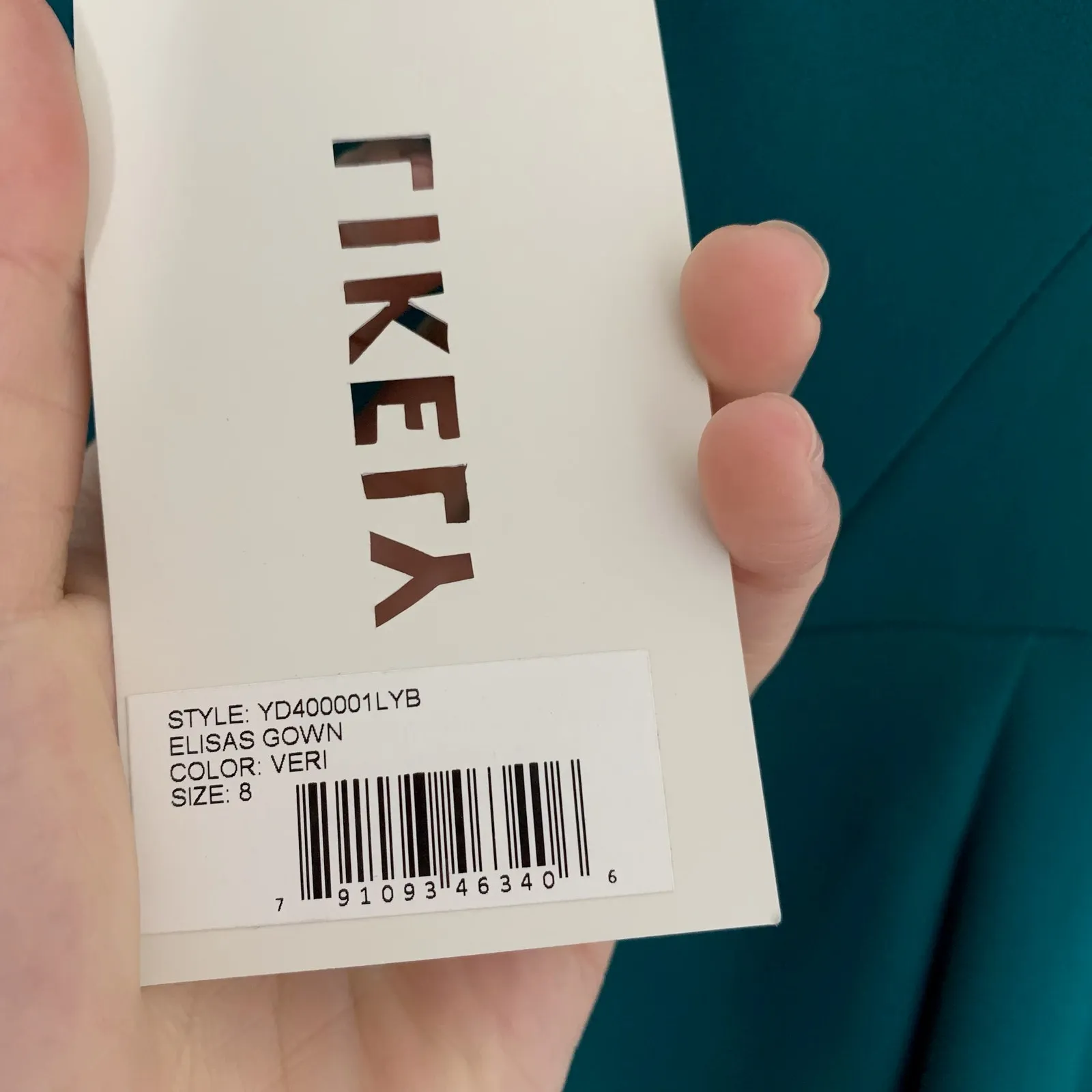 Likely Elisas Gown Maxi Formal Veri Green Dress Womens Size 8 New - Image 17