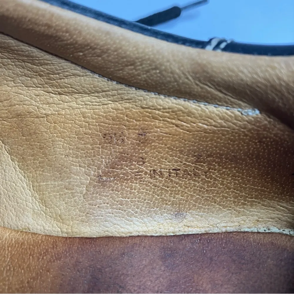 Coach leatherware sneakers black leather size 9.5 - Image 6