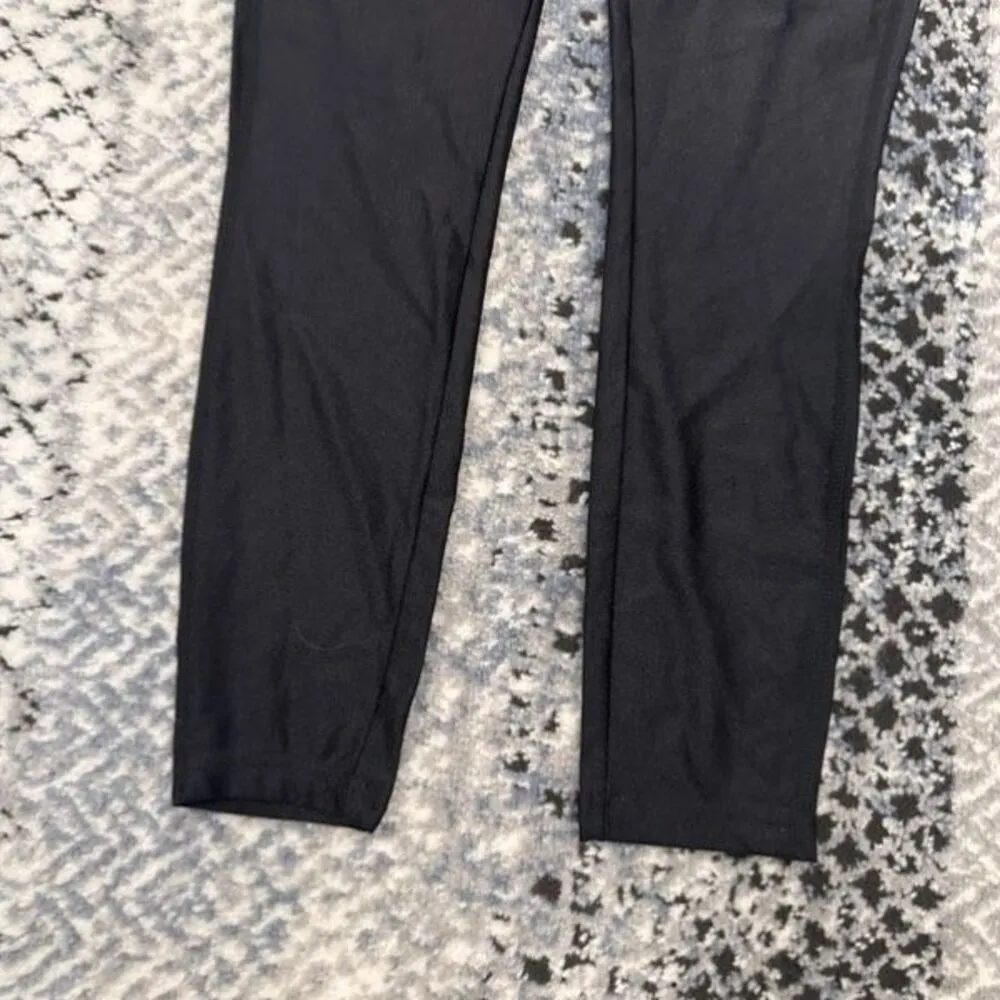 Only  Onllina Shiny Pull On‎ Mid Rise Black Leggings Size Medium - Image 11