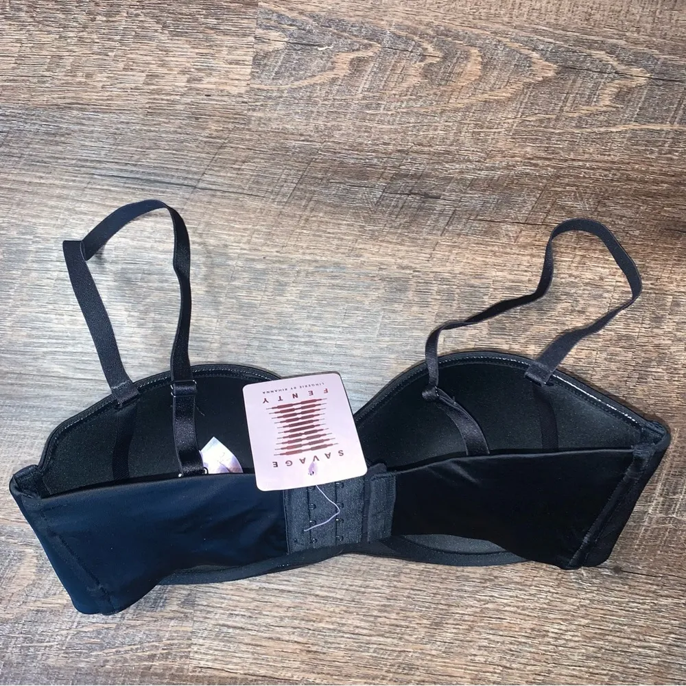 Savage x Fenty Push Up Bra 34E(34DD) Black New With Tags - Image 10