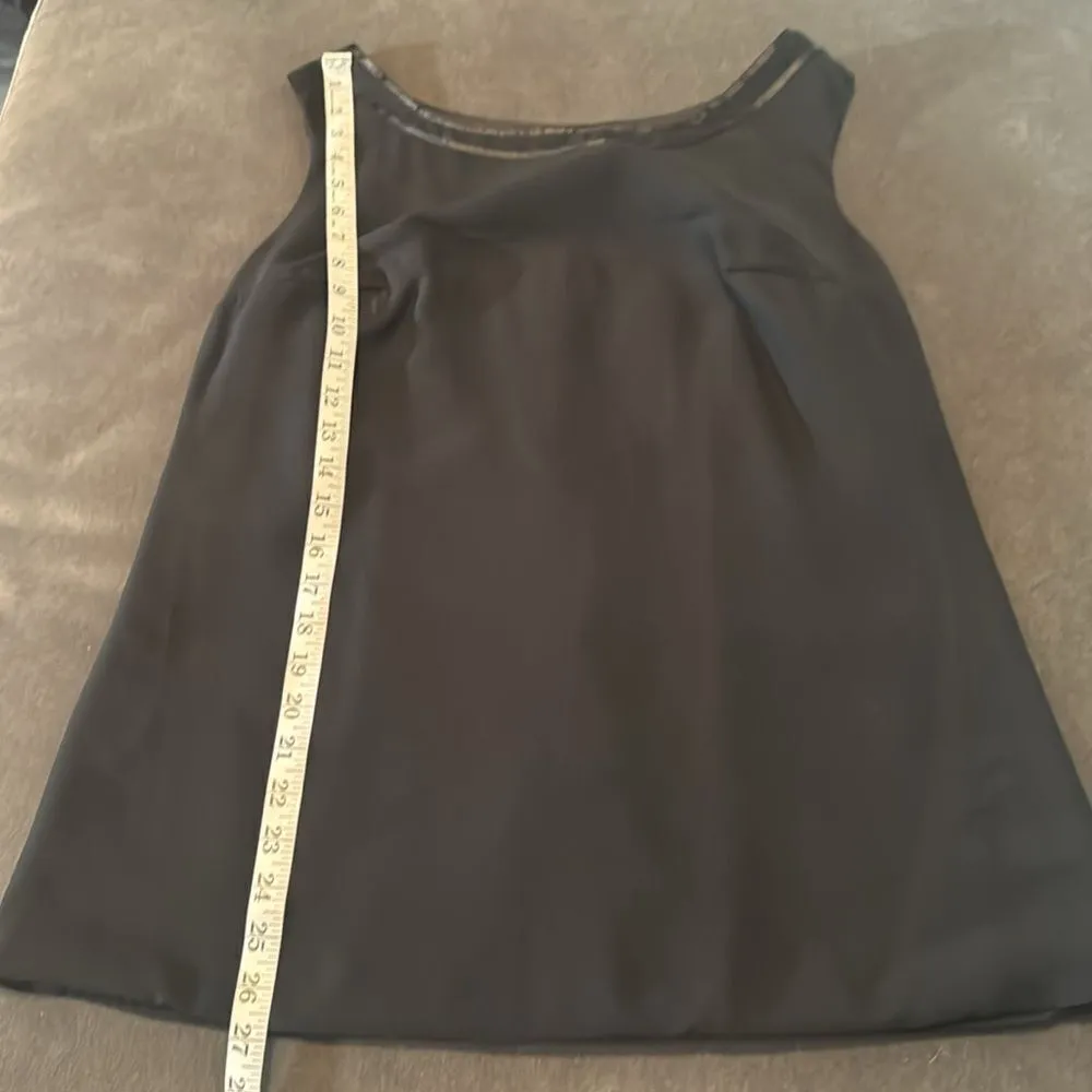 Women’s Black Chiffon 3 Piece Formal Pants Suit Ribbon Detail Size 14 NEW - Image 7