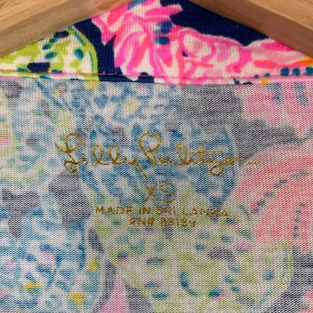 Lilly Pulitzer Oyster Bay PJ Button Down Top Size XS - Image 7