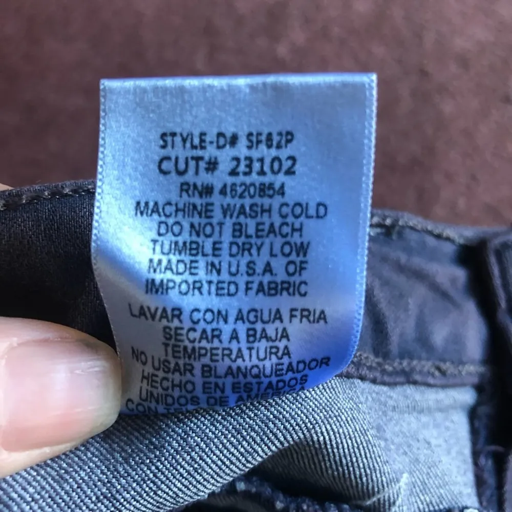 Just Black NWOT-   Purple Joey Skinny Jean- Size 27P - Image 6