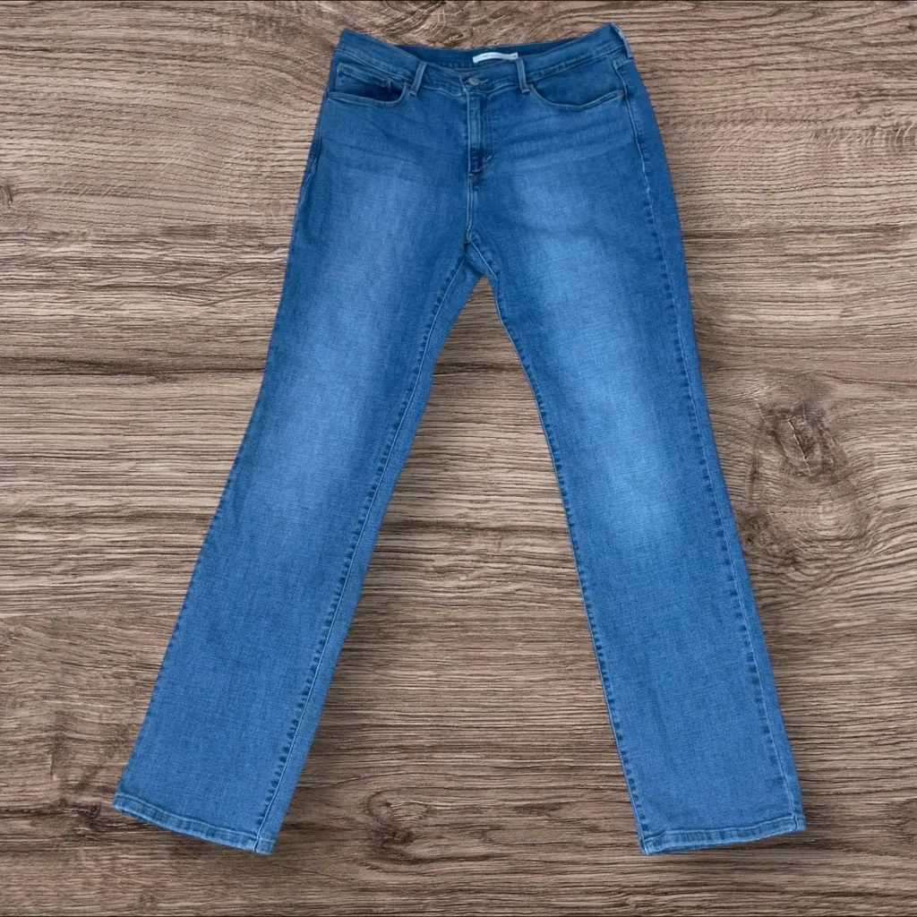 LEVI’S 505™ Straight Jeans Medium Wash (Ambiance) Women’s Size 14 Long (W32 L34) - Image 3