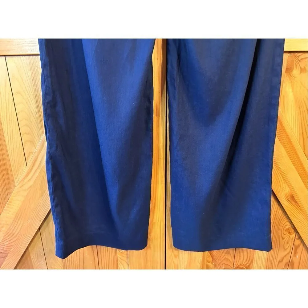 DKNY Pants Womens 6 Blue Wide Leg Pockets Dress Pants (4653) Read - Image 5