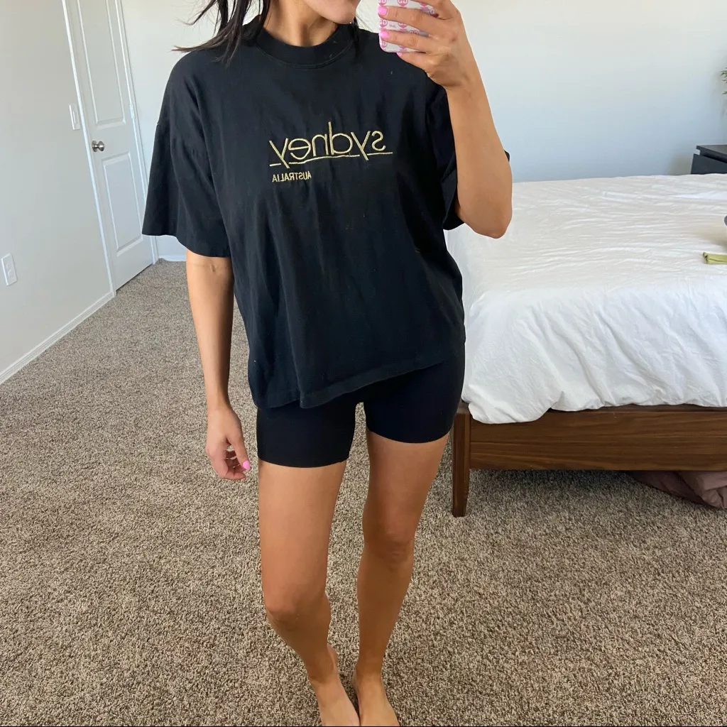 Vintage Sydney Australia tee Black Size L - Image 2