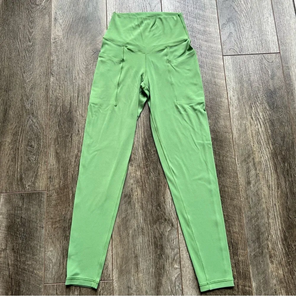 Offline by Aerie Real Me 7/8 High Rise Pocket Leggings Kelly Green Size XS - Image 2