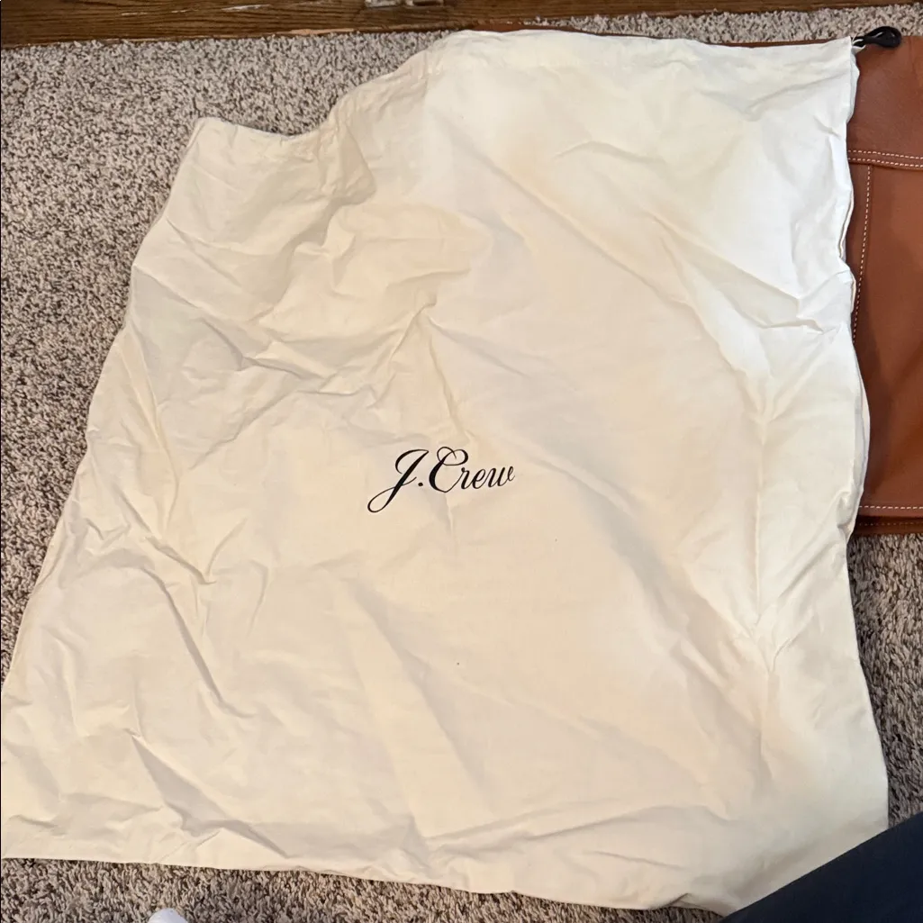 J.Crew Genuine Leather Tote / Shoulder Bag - Image 11