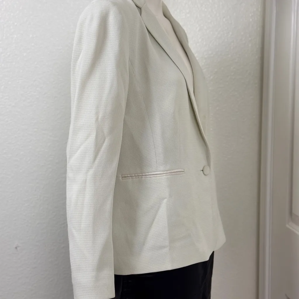 Reiss Cream Women's Blazer Size Large - Image 7