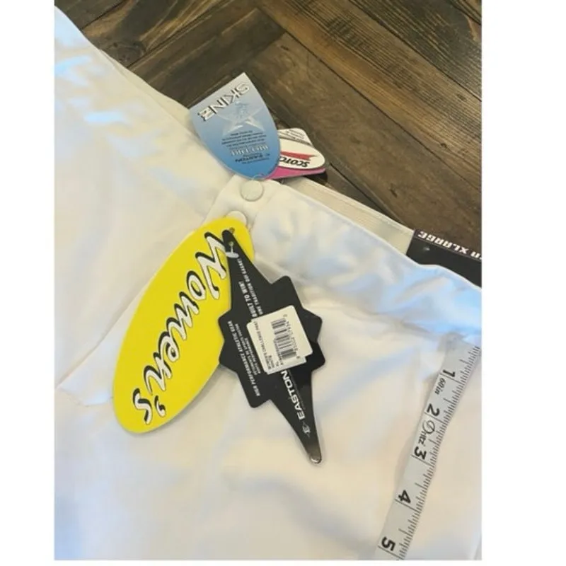 Easton Navy White Athletic Active Softball Pants Women XL League Comfy Blue - Image 16