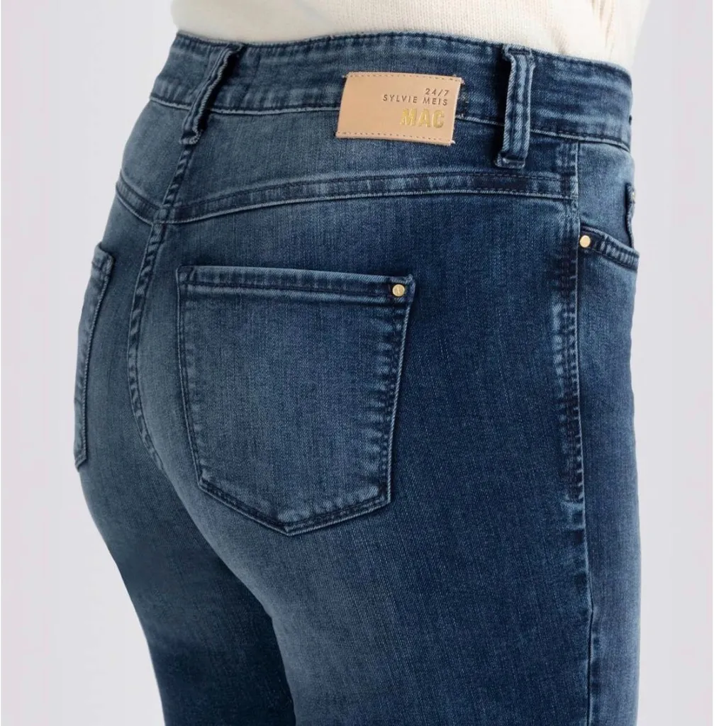 Sylvie Meis MAC 24/7 rich carrot size 28 Indigo Skinny Jeans! Blue - Image 4