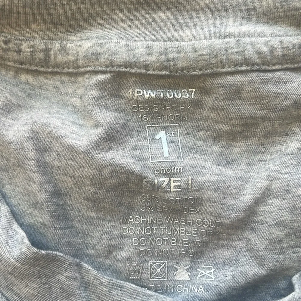 1st Phorm Cropped Long Sleeve Gray Size L - Image 3