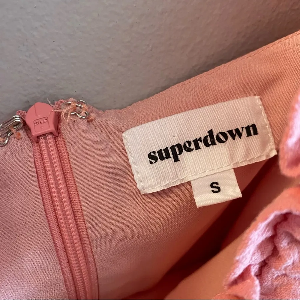 Superdown Pink Mini Dress S - Image 3