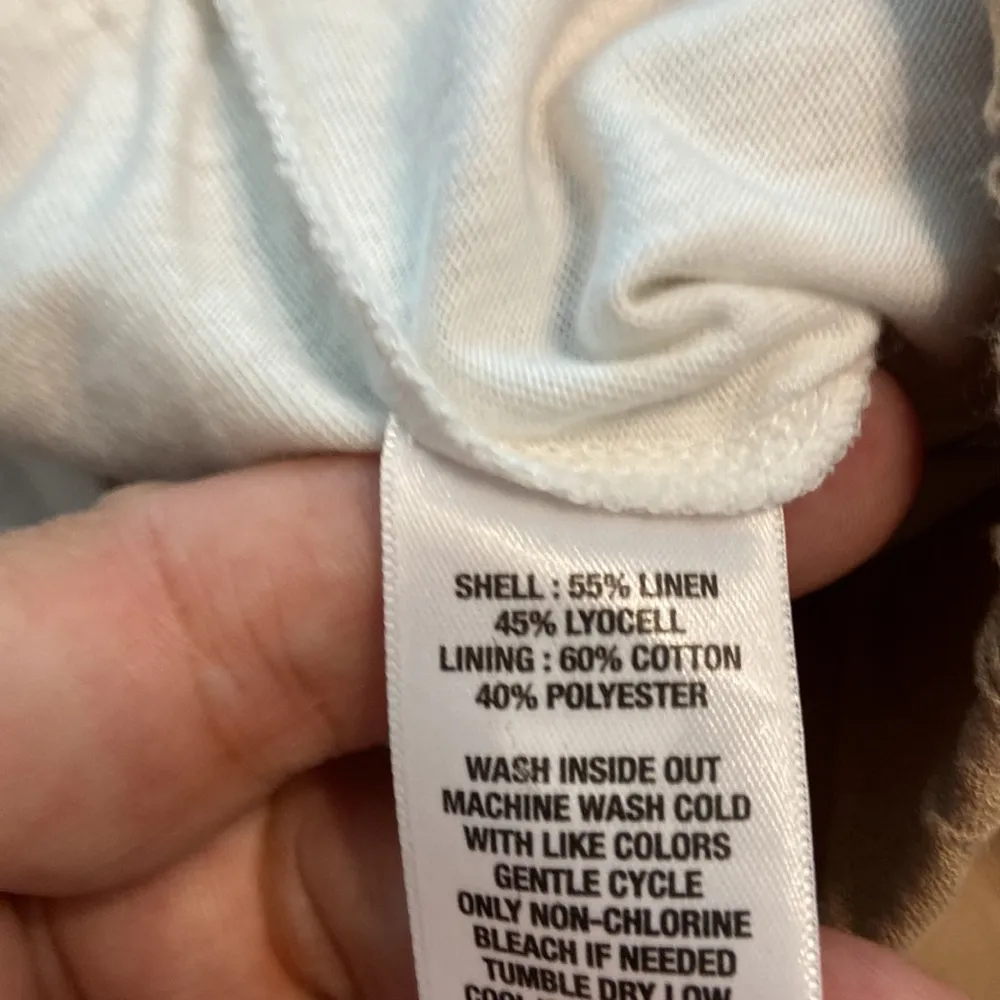 KIM ROGERS LINEN  SKORTS size L brand new with tag length 21” waist 36” elastic - Image 7