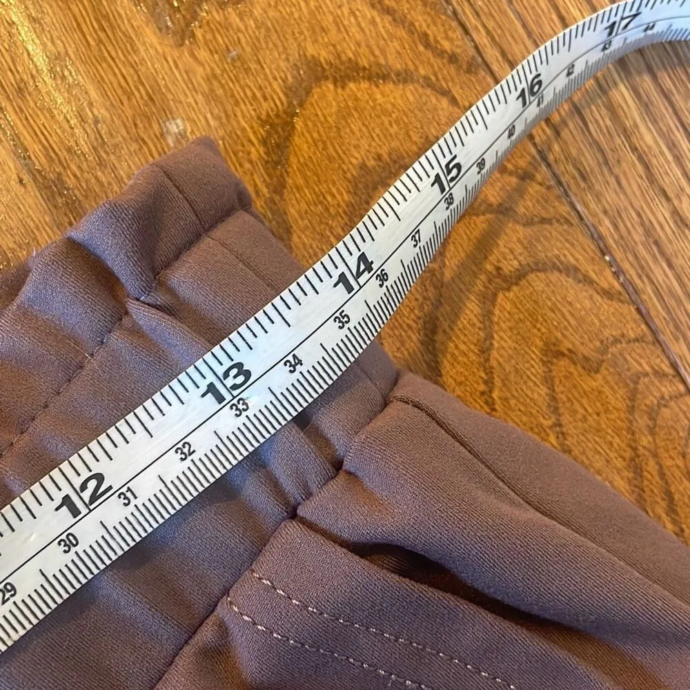 Joie brown wide leg pull on pant size small - Image 6