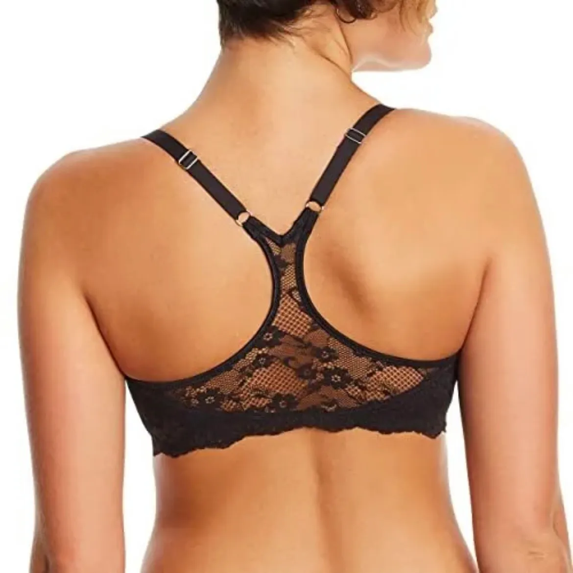 Racerback Bra Full Coverage Lightly Padded Underwire T-Shirt - Image 4