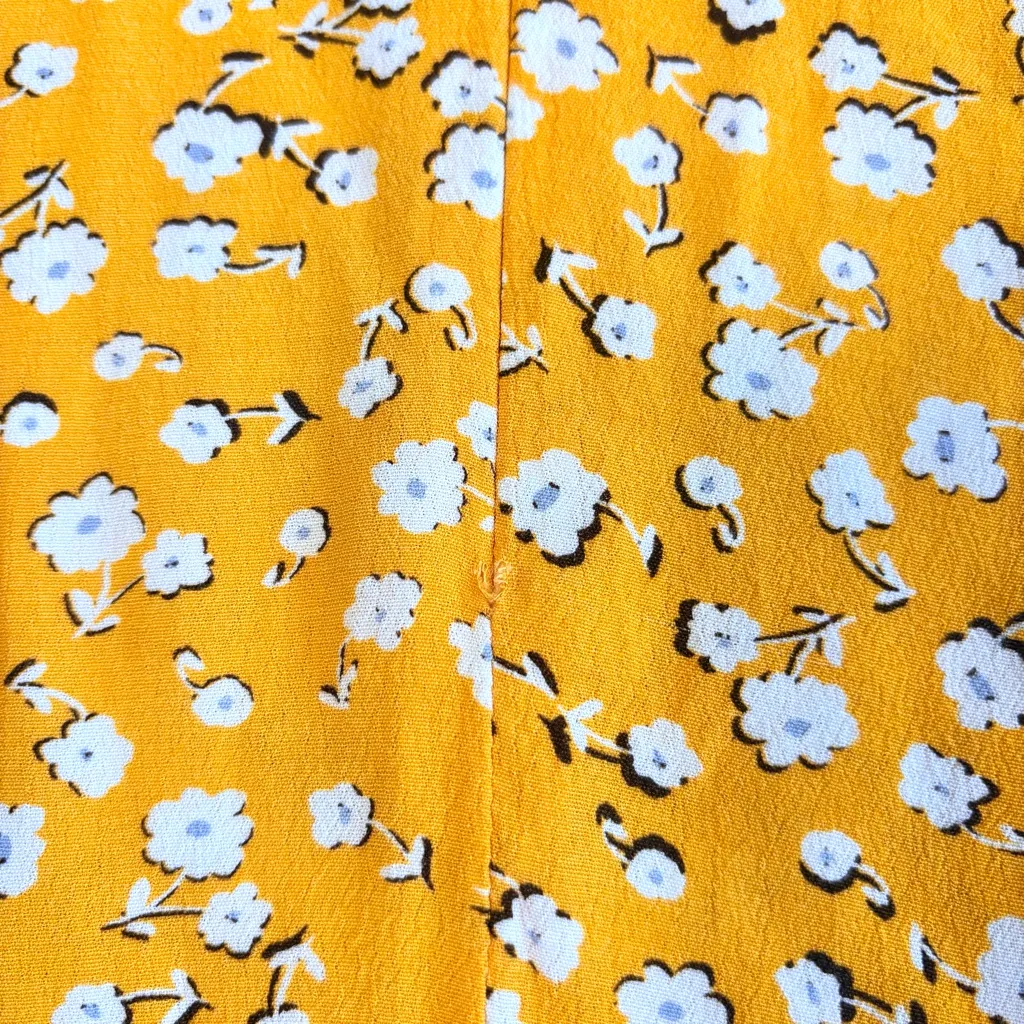 MINKPINK Summer Daisy Tea Dress in Golden Yellow Small - Image 13