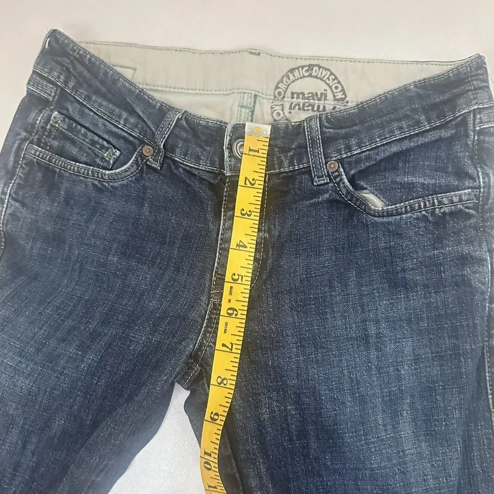 Mavi Jeans Womens 28 Blue Zoe Bootcut Med Wash Organic Cotton Low Rise Denim - Image 7