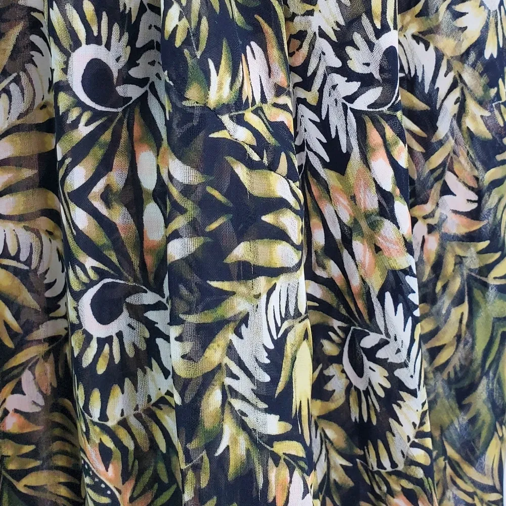 BCBGMaxAzria • Jungle Dream Printed Shift Dress Large - Image 9