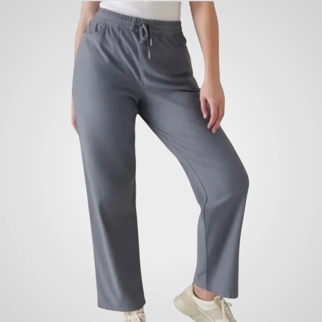EUC Athleta Farallon Pants Grey Size XL Retail $99.00 - Image 2