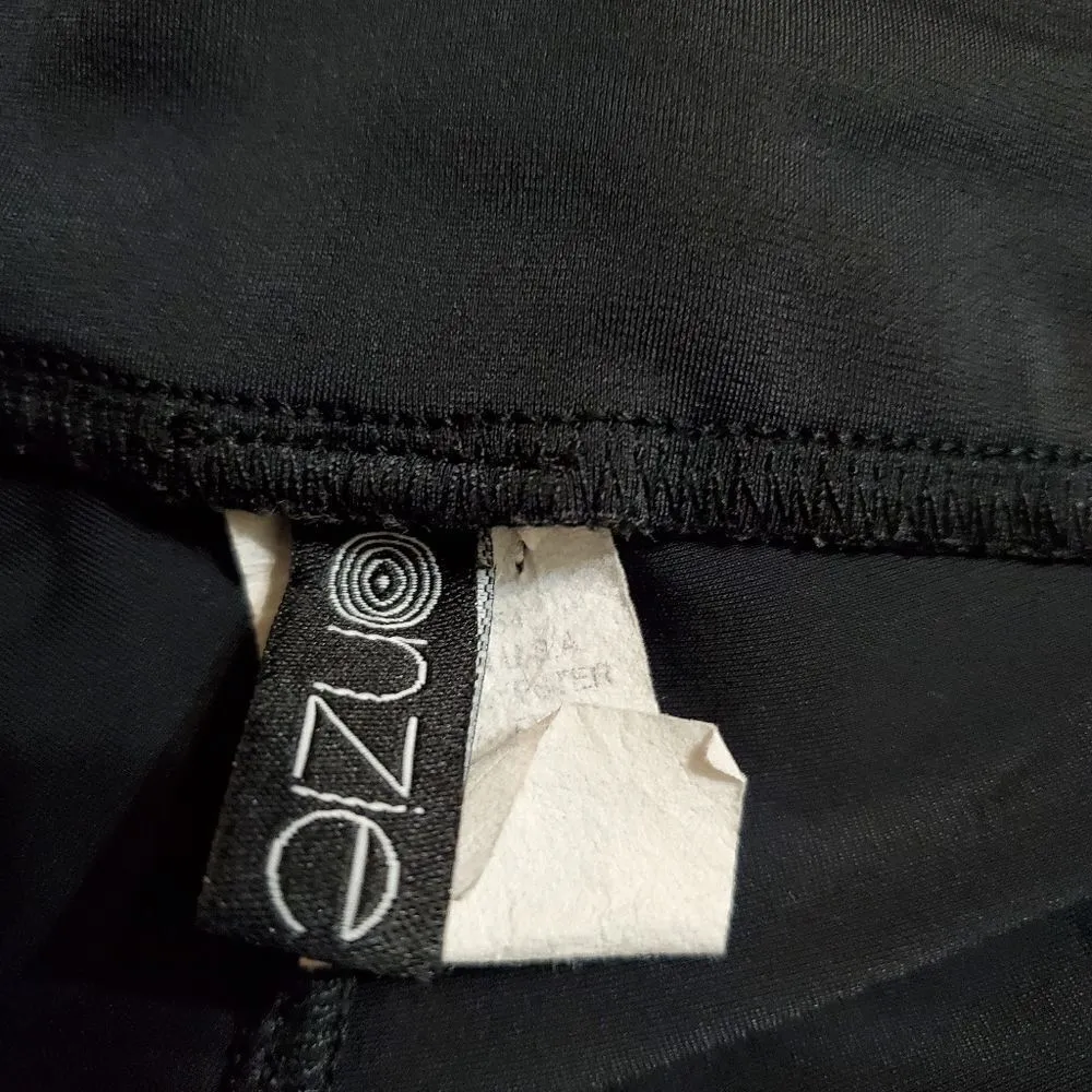 Onzie Black Mesh Track Leggings (S/M) - Image 9