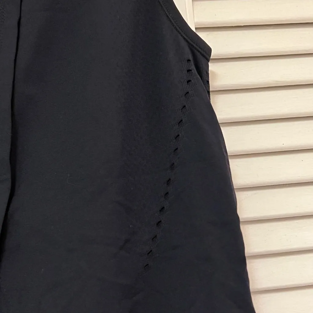 ATHLETA Black Foothill Split Back / Tie Back Seamless Tank Top - Size XS - EUC - Image 6