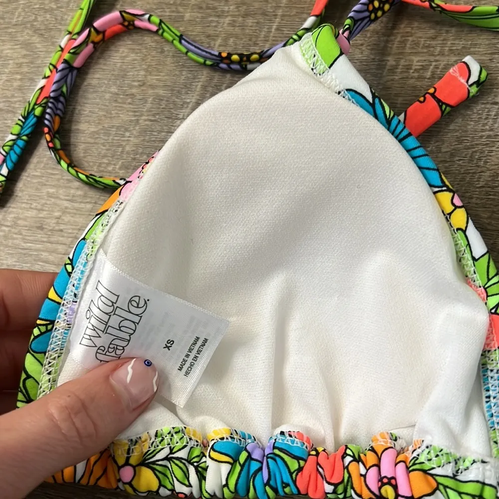 NEW Wild Fable Floral Bikini Set Size XS - Image 3