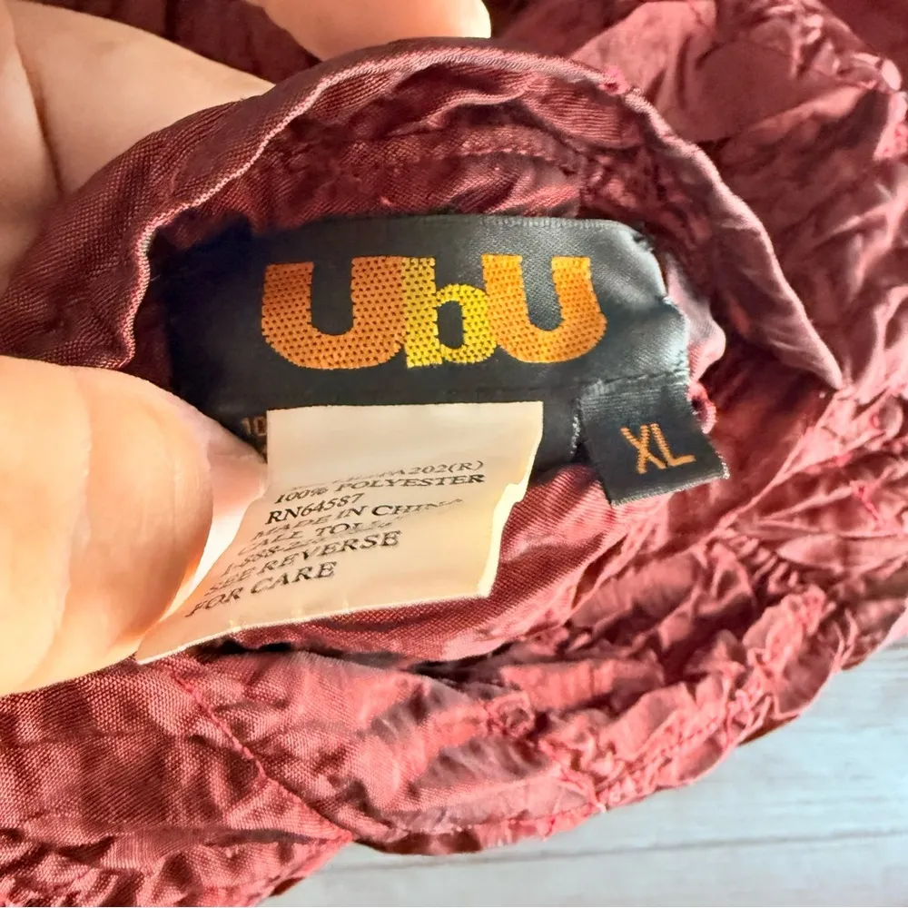 UBU 202S Milan Reversible Jacket red and black with flip zipper xl - Image 6