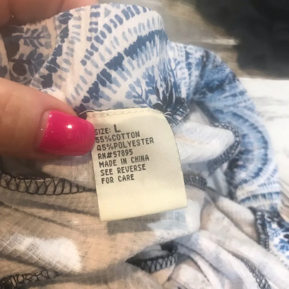 Requirements Large Blue and White Skirt Women's - Image 4