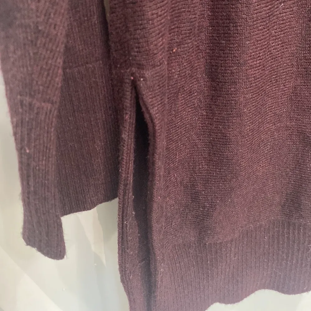 Loft Women's Purple Turtleneck Long Sleeve Tunic Top Shirt Sz Small - Image 4