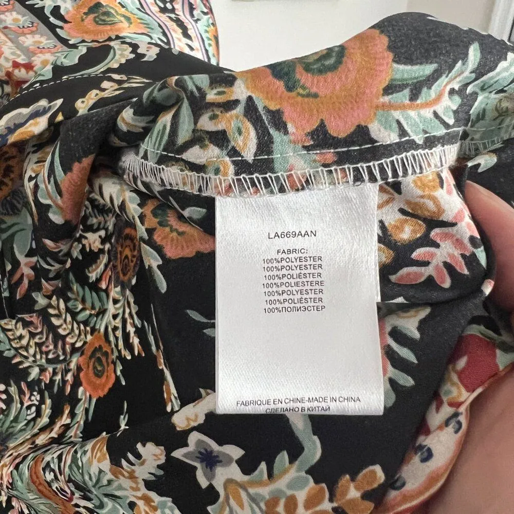 MOLLY BRACKEN SIGRID FLORAL BLOUSE . SIZE XS - Image 9