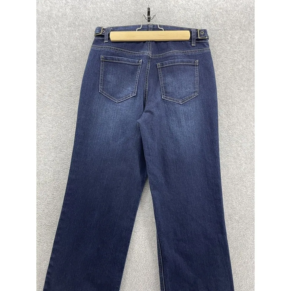 Style & Co Denim Women's Blue Jeans Dark Trousers Size 4 Straight Leg - Image 7