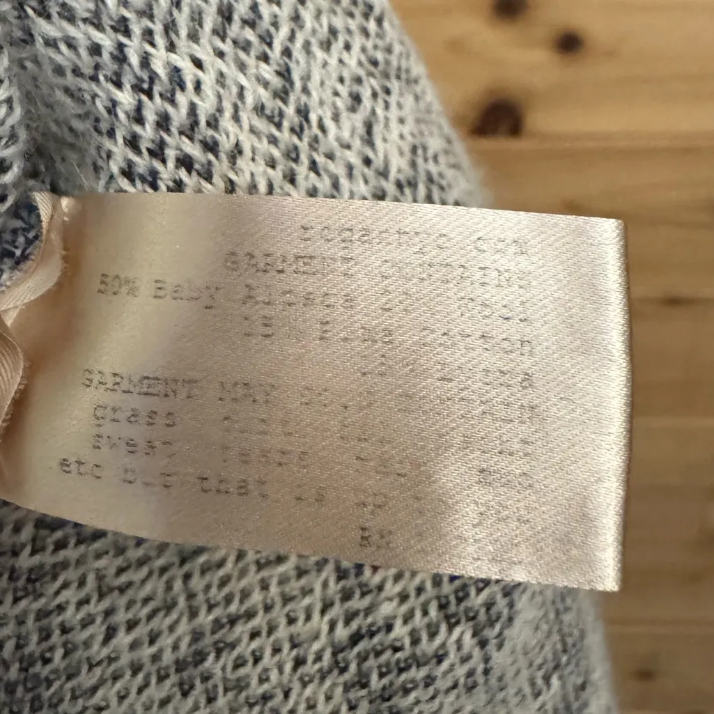 L’ogan Size 2/XSmall Low Back Baby Alpaca Knee Length Long Sleeve Dress Black - Image 14