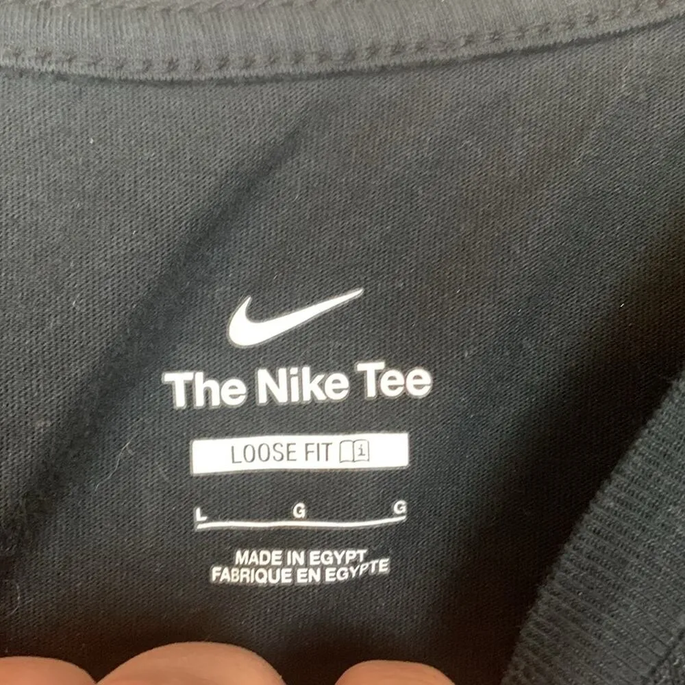 Nike women's large loose fit tee short sleeve black be a legend shirt basketball - Image 2